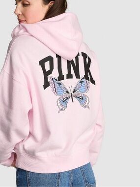 Pink Victoria Secret PINK Butterfly 🦋 full zip